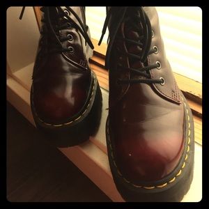 Cherry red, VEGAN Doc Martens